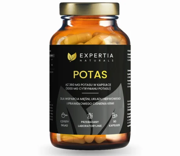 Expertia Naturals potassium capsules, jar