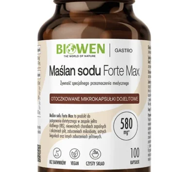 Biowen sodium butyrate Forte Max capsules, jar