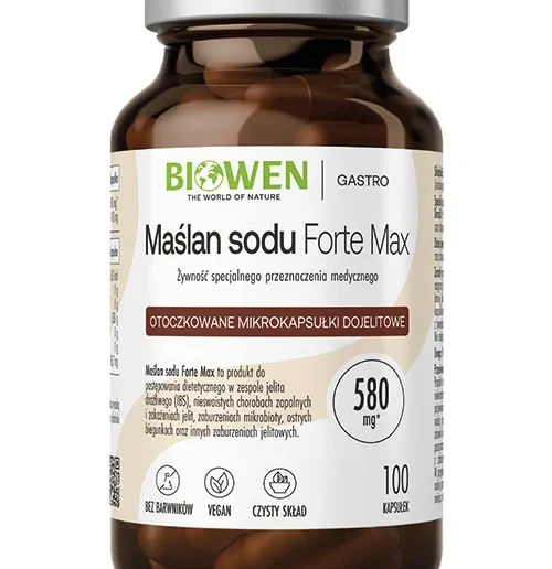 Biowen sodium butyrate Forte Max capsules, jar