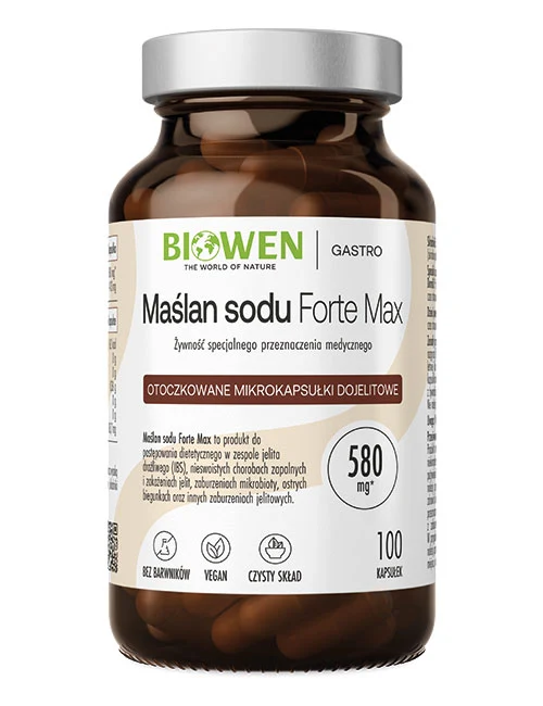 Biowen sodium butyrate Forte Max capsules, jar