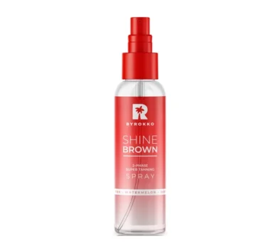 ByRokko Shine Brown two-phase tanning spray, watermelon