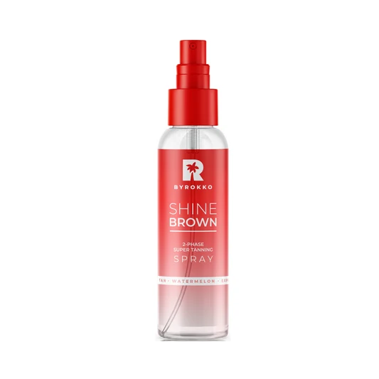 ByRokko Shine Brown two-phase tanning spray, watermelon
