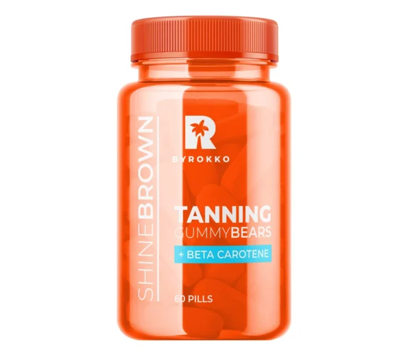 ByRokko tanning gummy bears with beta-carotene
