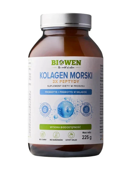 Biowen marine collagen powder, 225 g jar